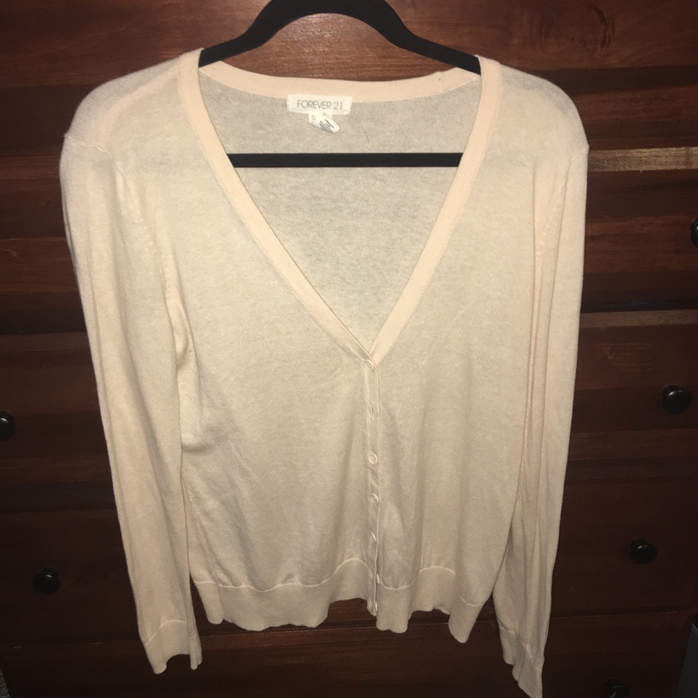 Light pink cardigan